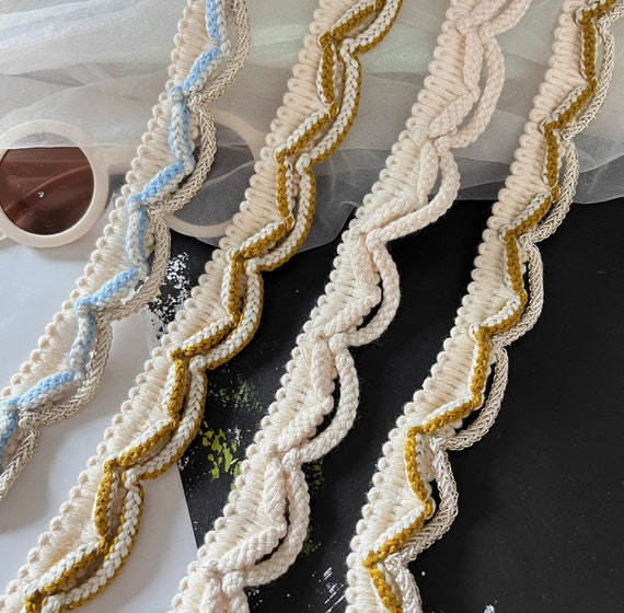 Ribbon trim, decor trimming for costume design sewing embellishment bridal trim headwear dress coat cuff collar bag home deco Sold by 1 yard