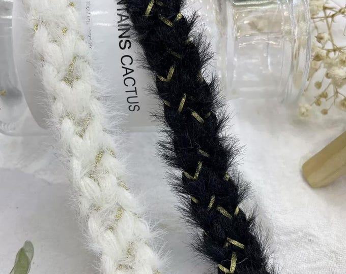 Black & White Costume Lace Trim - Sold by the Yard