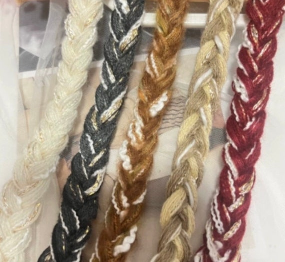 Ribbon trim, decor trimming for costume design sewing bridal trim headwear dress coat cuff collar bag home deco Sold by 1 yard