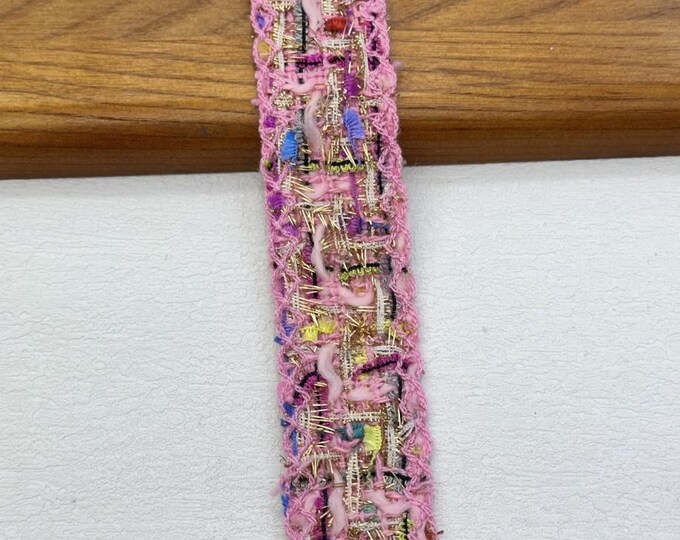 Tweed Style Trim, DIY Sewing Supply for Clothes, Hair Bows & Bags, Sold by 1 Yard