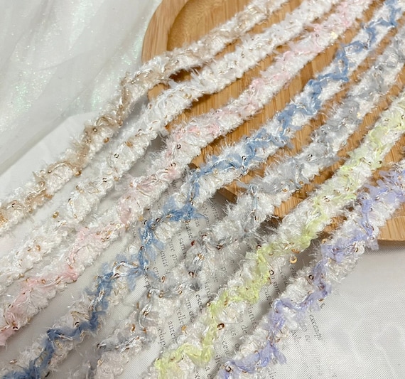 Lace trim, decor trimming for costume design sewing embellishment bridal trim headwear dress coat cuff collar bag home deco Sold by 1 yard
