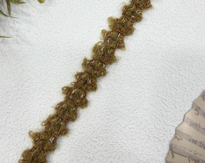 Brown Trim, Couture Dress Embellishment Sold by 1 Yard