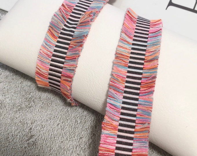 Fringe Tassel Lace Trim, Costume Design Embellishment (1 Yard)