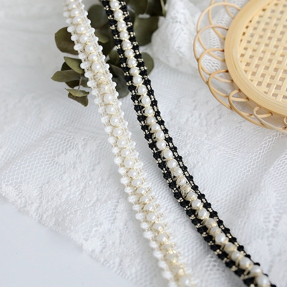 Lace trim, decor trimming for costume design sewing embellishment bridal trim headwear dress coat cuff collar bag home deco Sold by 1 yard