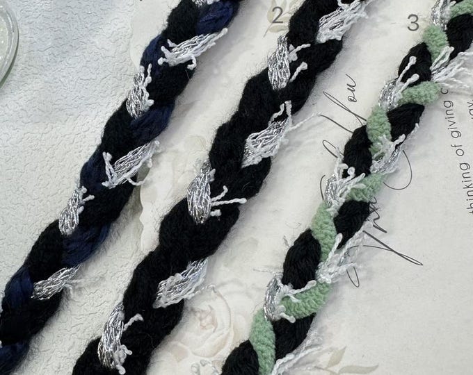Braided Costume Trim, Sewing Embellishment - Sold by the Yard