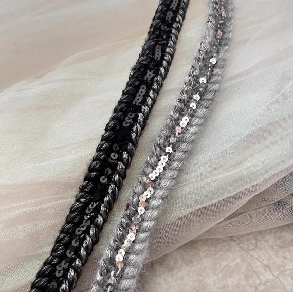 Lace trim, decor trimming for costume design sewing embellishment bridal trim dress coat cuff collar bag home deco Sold by 1 yard