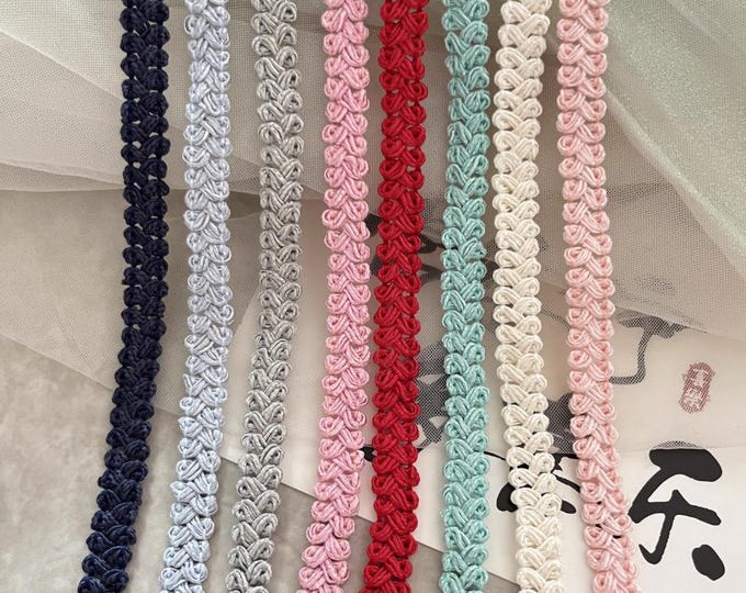 Braided Lace Trim, Costume & Bridal Embellishment, Sold by 1 Yard