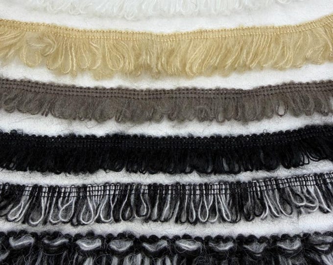 Fringed Tassel Trim, Costume Design Embellishment, Sold by 1 Yard