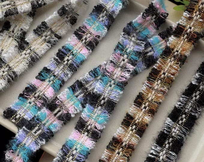 Tweed Lace Trim: Costume, Bridal, & Sewing Embellishment (Sold by 1 Yard)