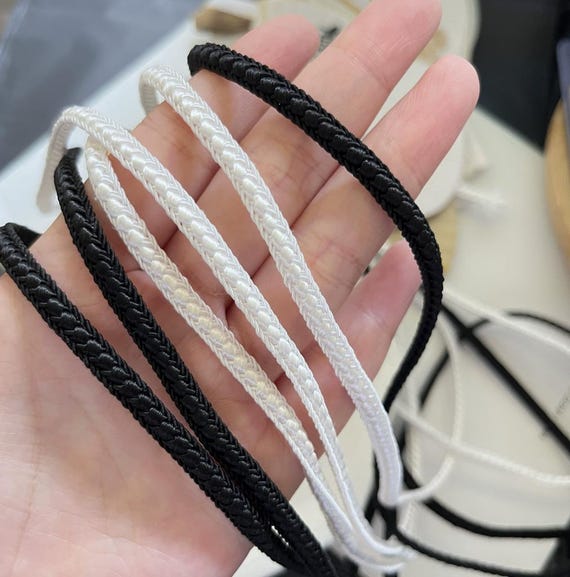 0.5cm wide Ribbon trim, decor trimming for costume design sewing bridal trim dress coat cuff collar bag home deco Sold by 1 yard