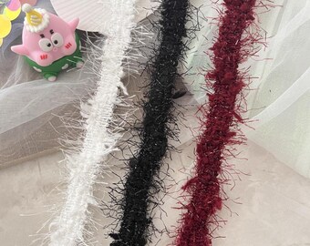 Fuzzy Ribbon Trim, DIY Costume Design, Sold by the Yard