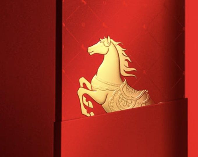 Year of the Horse 2026 Lucky Money Gift Red Packet Envelope