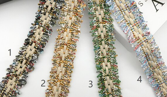 Ribbon trim, decor trimming for costume design sewing embellishment bridal trim headwear dress coat cuff collar bag home deco Sold by 1 yard
