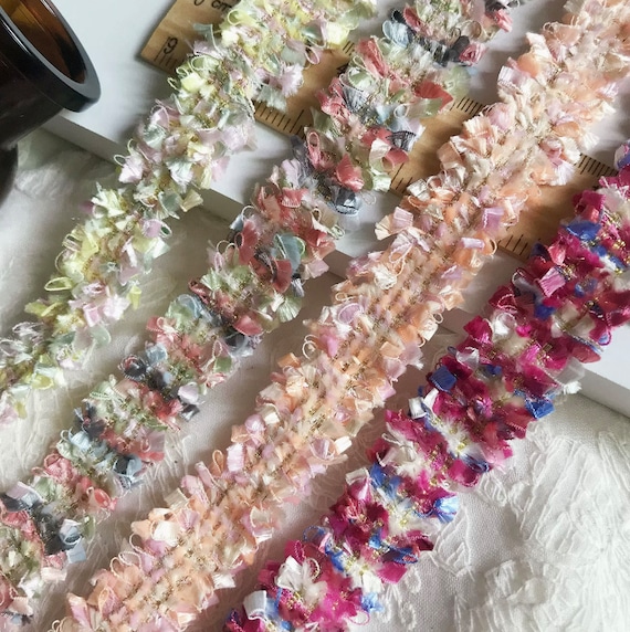 Lace trim, decor trimming for costume design sewing embellishment bridal trim headwear dress coat cuff collar bag home deco Sold by 1 yard