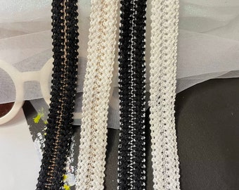 Lace Trim, Costume Design Sewing Embellishment, Sold by 1 Yard