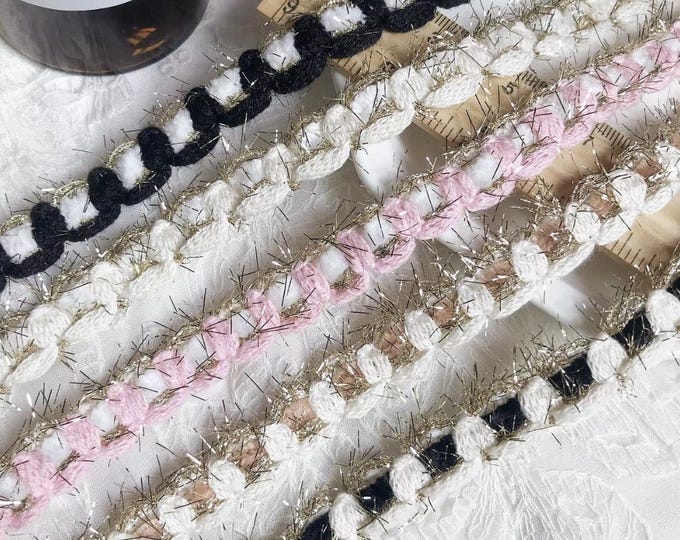 Decor Lace Trim, Costume Design Embellishment, Sold by 1 Yard