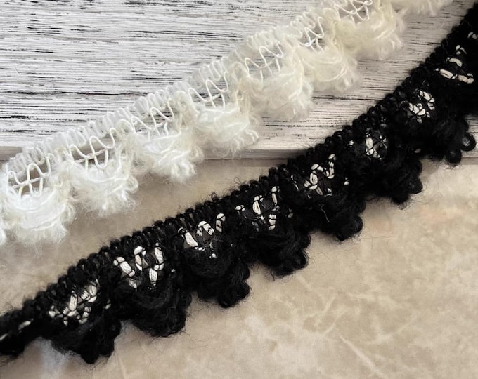 Floral Hollowed Trim, Costume Design Embellishment, Sold by 1 Yard