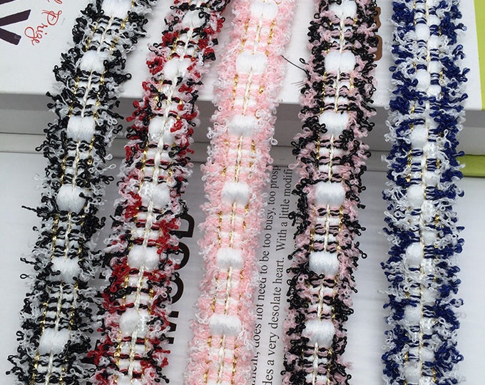 Gold Metallic Fringe Trim By The Yard