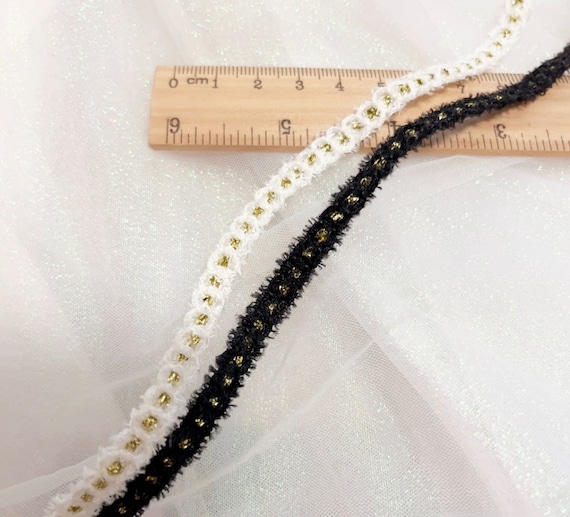 Lace trim, decor trimming for costume design sewing embellishment bridal trim headwear dress coat cuff collar bag home deco Sold by 1 yard