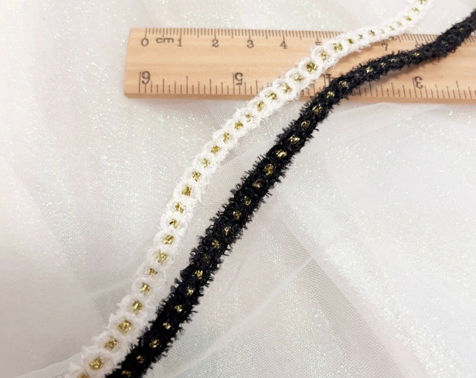 Decorative Lace Trim, Costume Design, Sewing Embellishment, Sold by 1 Yard