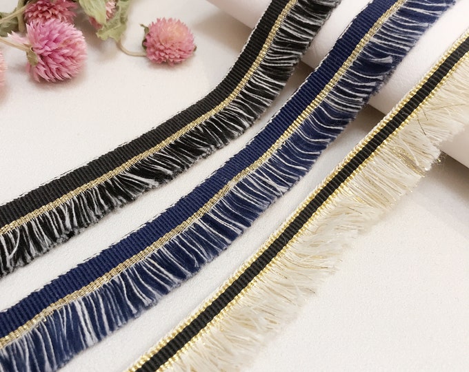 Tassel Fringe Lace Trim, Costume Design Embellishment, Sold by 1 Yard