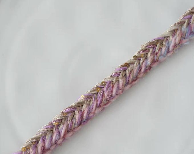 Braided Ribbon Trim, Costume Design Embellishment, Sold by 1 Yard