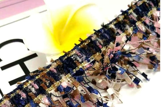 Tassel Fringe Lace trim ribbon for costume design bridal trim headwear dress coat cuff collar bag home deco Sold by 1 yard
