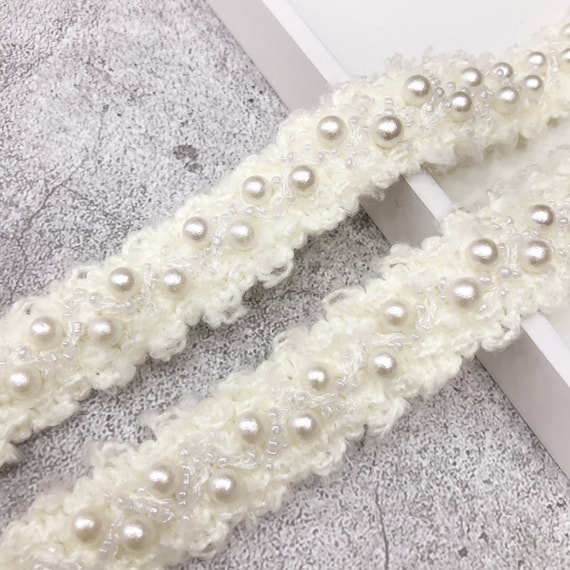 Lace trim, decor trimming for costume design sewing embellishment bridal trim headwear dress coat cuff collar bag home deco Sold by 1 yard