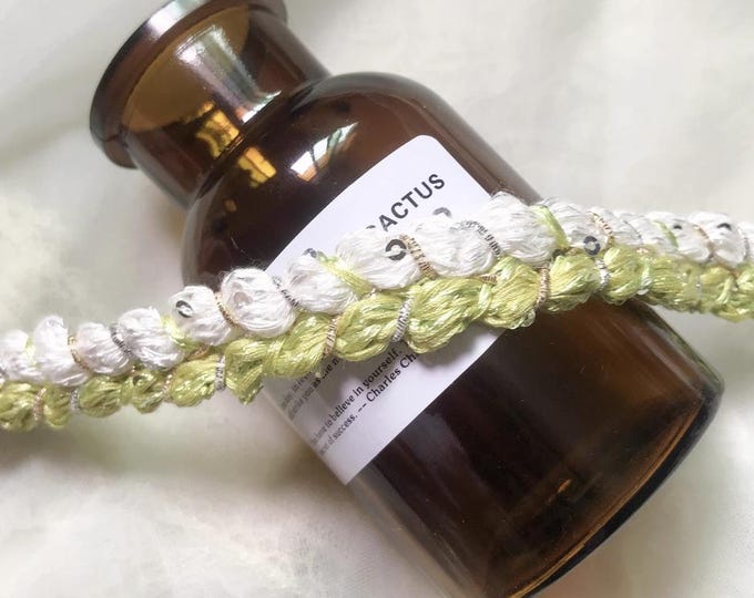 Floral Ribbon Trim, Costume Design, Sewing Embellishment, Sold by 1 Yard