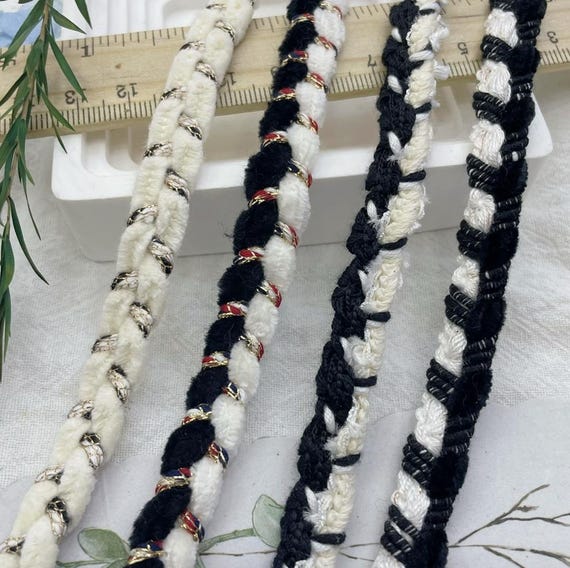 Lace trim, decor trimming for costume design sewing embellishment bridal trim headwear dress coat cuff collar bag home deco Sold by 1 yard