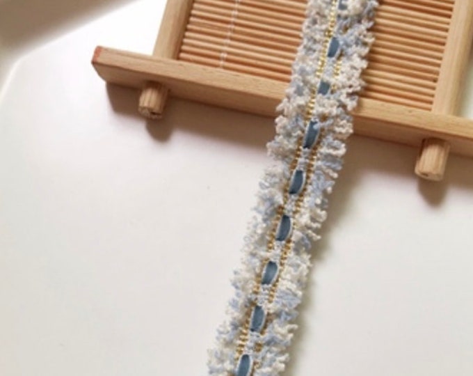 Lace Trim, Costume Design Sewing Embellishment, Bridal Headwear, Sold by 1 Yard