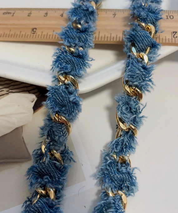 Chains Ribbon trim, decor trimming for costume design sewing embellishment Sold by 1 yard