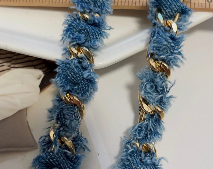 Chains Ribbon trim, decor trimming for costume design sewing embellishment Sold by 1 yard