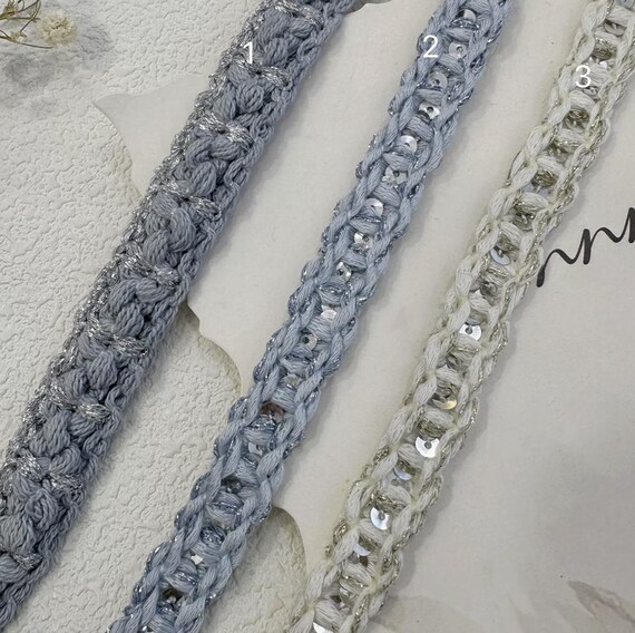 Lace trim for costume design sewing embellishment bridal trim dress coat cuff collar Sold by 1 yard
