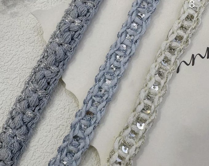Embellished Lace Trim - Costume, Bridal, Sewing - Sold by Yard