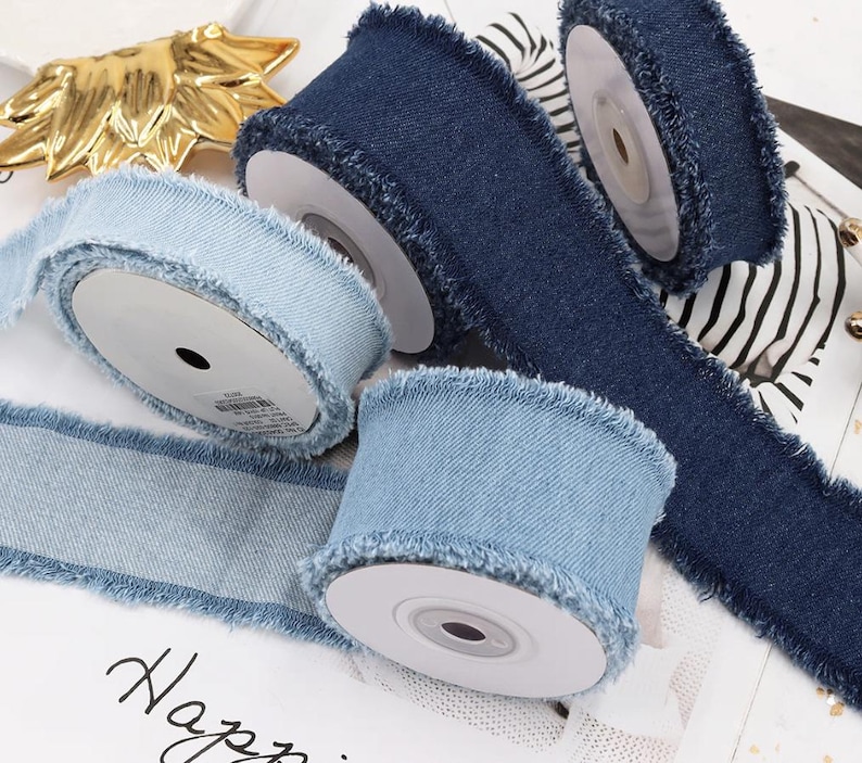Denim Ribbon Trim, Costume Design, Home Decor (1.5yd) - Etsy