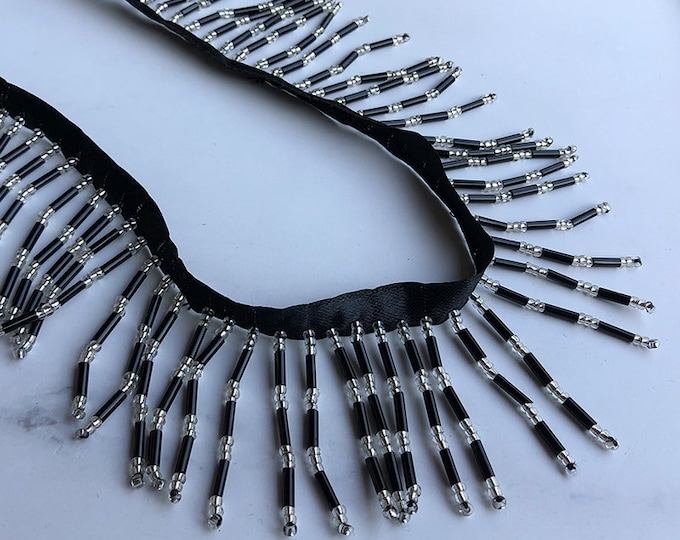 Bead Chain Fringe Trim By The Yard