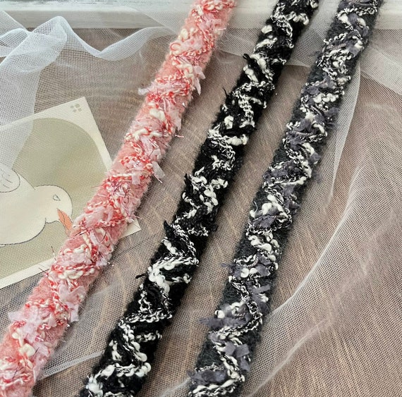 Ribbon trim, decor trimming for costume design sewing embellishment bridal trim headwear dress coat cuff collar bag home deco Sold by 1 yard