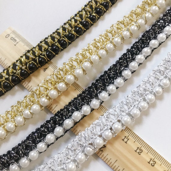 Lace trim, decor trimming for costume design sewing embellishment bridal trim headwear dress coat cuff collar bag home deco Sold by 1 yard