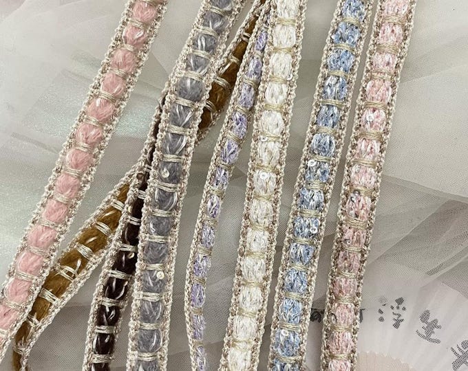 Decorative Lace Trim, Costume Design Embellishment - Sold by 1 Yard