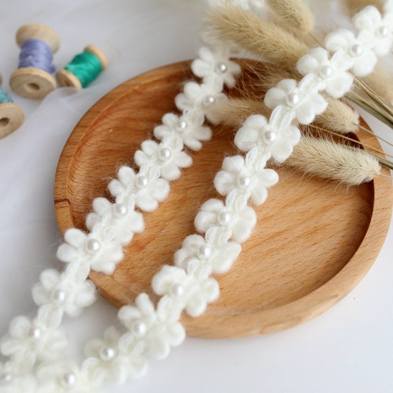 Lace trim, decor trimming for costume design sewing embellishment bridal trim headwear dress coat cuff collar bag home deco Sold by 1 yard