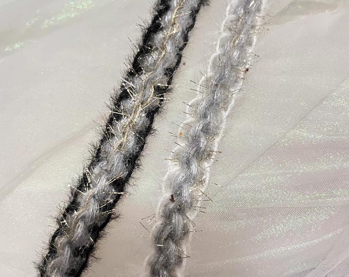 Grey Trim, Costume Design Embellishment, Sold by 1 Yard