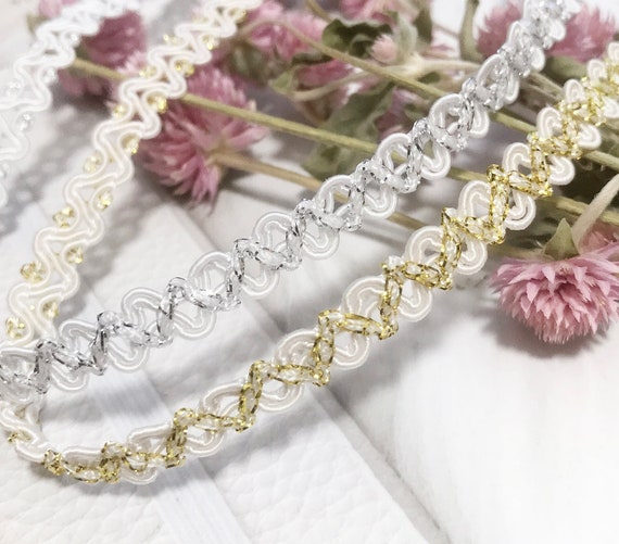 Lace trim, decor trimming for costume design sewing embellishment bridal trim headwear dress coat cuff collar bag home deco Sold by 1 yard