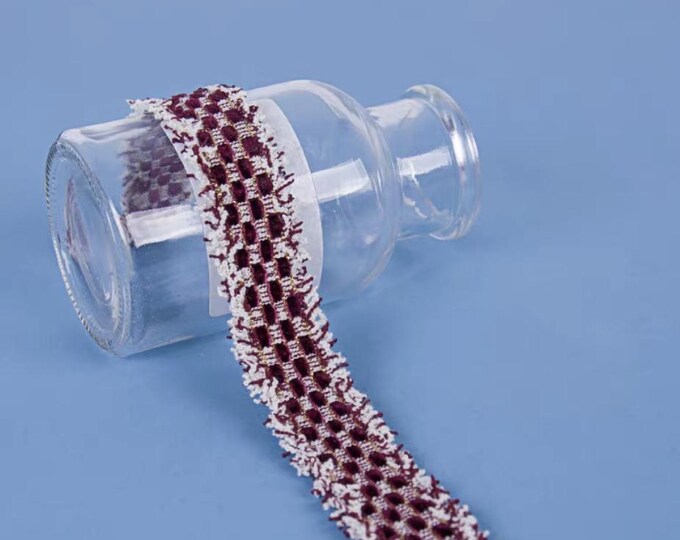 Fringe Lace Trim, Costume Design Sewing Embellishment, Sold by 1 Yard