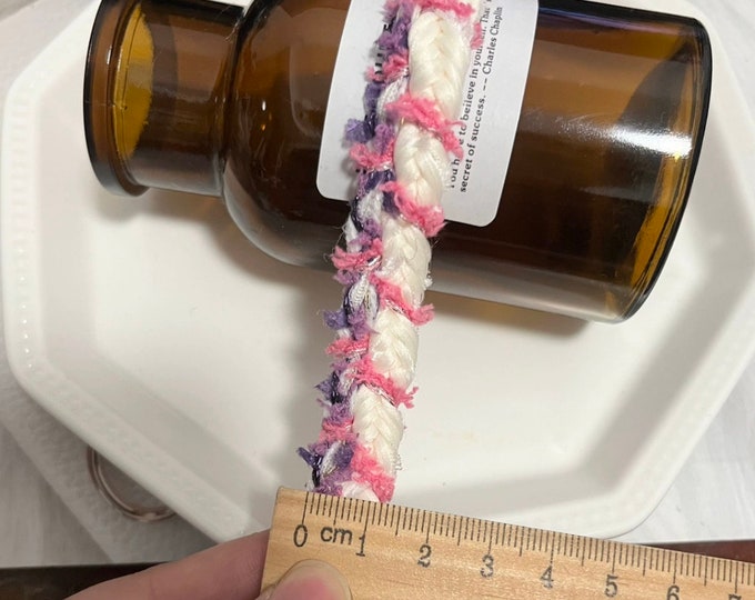 Pink Purple Lace Trim, Costume Design Embellishment, Sold by 1 Yard