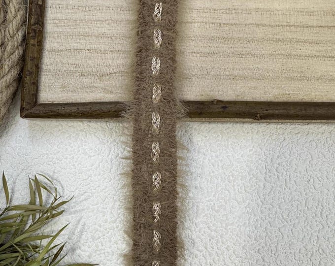 Brown Trim, Couture Dress Embellishment Sold by 1 Yard