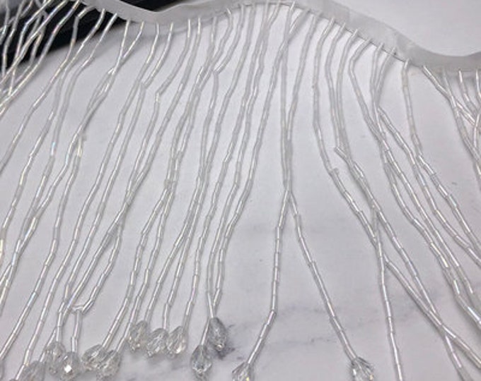 Bead Chain Fringe Trim By The Yard