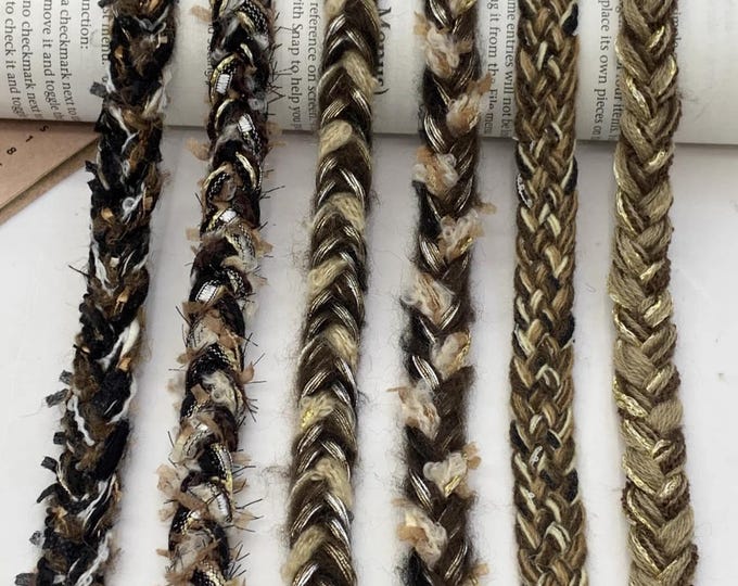 Braided Lace Trim, Costume Design, Sewing Embellishment, Sold by 1 Yard