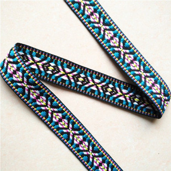 Aztec Jacquard Ribbon Ribbon trim by the yard
