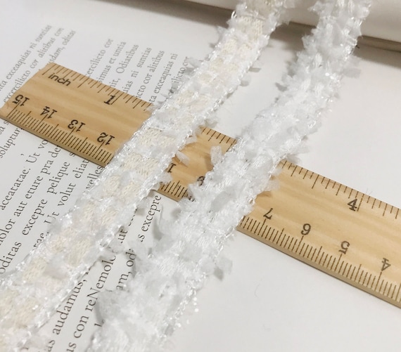 Lace trim, decor trimming for costume design sewing embellishment headwear dress coat cuff collar bag home deco Sold by 1 yard